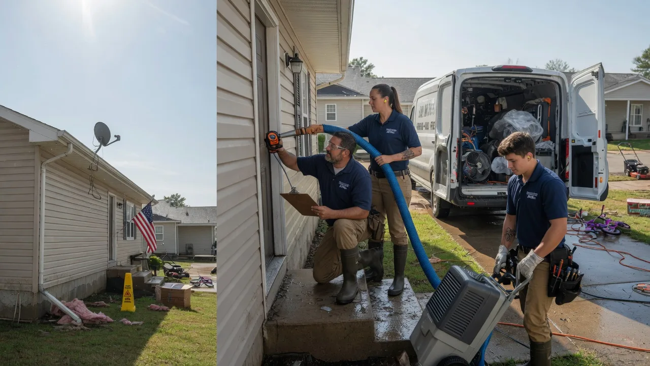 Ceiling Water Damage Restoration in Monroeville, IN near me